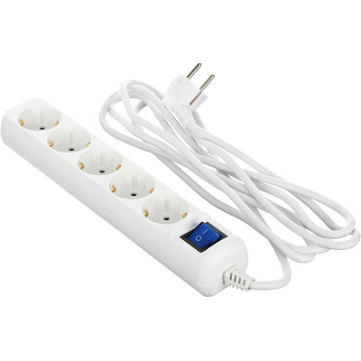 Мережевий фільтр живлення 2E 5xSchuko, 3м (2E-U05ESM3) Вінниця - фото 1