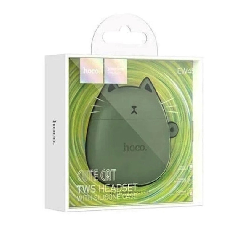 Бездротові навушники HOCO EW45 True wireless stereo headset Forest Cat Київ - фото 12