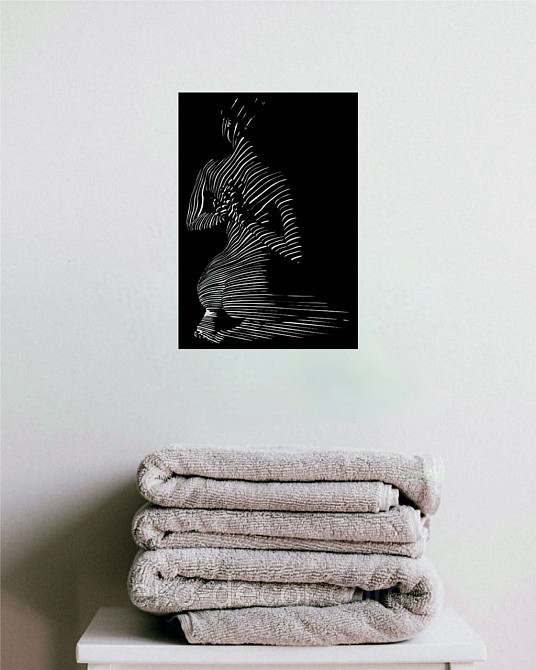 Декоративное настенное Панно «Женское тело», Декор на стену Киев - изображение 9