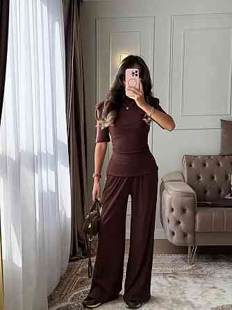 Стильний жіночий повсякденний костюм. Шоколад, 46/48 Одеса