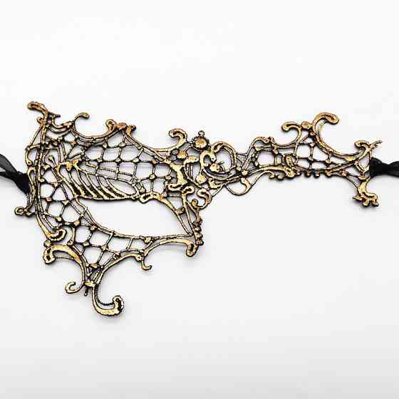 Маска театральна one size золотистий Київ