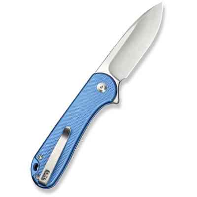 Нож Civivi Button Lock Elementum II, Blue Aluminum, Satin (C18062PD-2) Винница