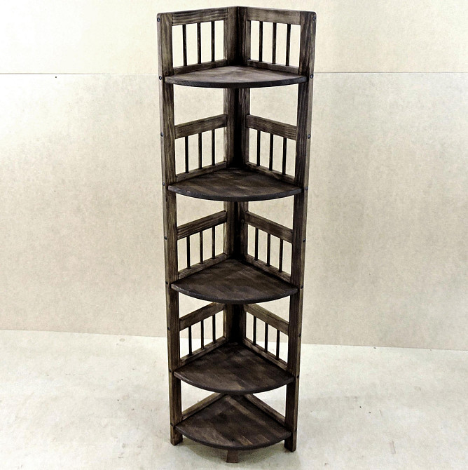 Стеллаж угловой для ванной 