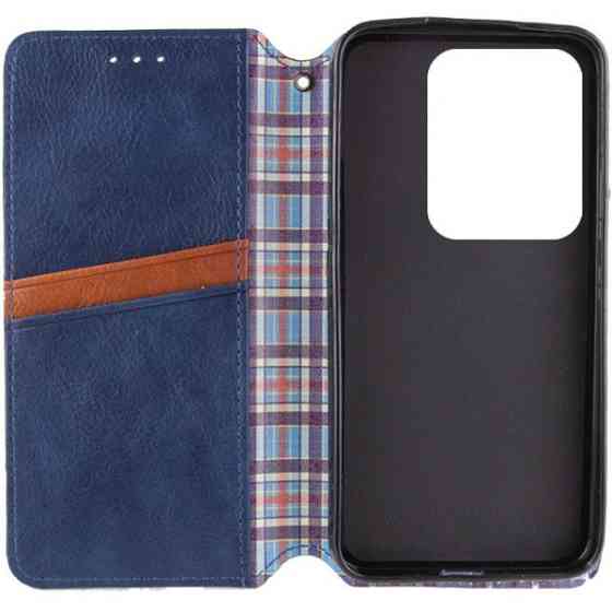 Чохол-книжка для смартфона Rubic Leather for Xiaomi Redmi Note 13 Pro 5G/POCO X6 5G Blue Київ