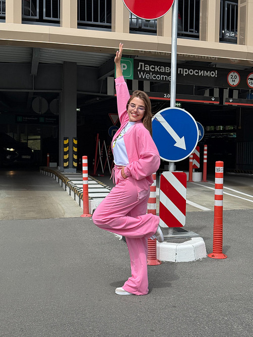 Женский костюм оверсайз с широкими брюками из двунитки 54/56 Барби Харьков - изображение 8