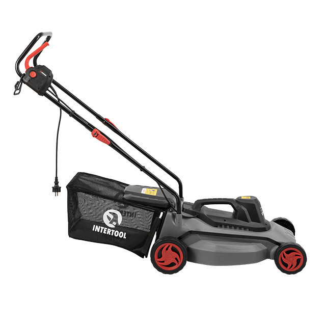 Газонокосарка електрична, 1,8 кВт, 3000 об/хв, ширина зрізання 400 мм, висота зрізання 25-75 мм, контейнер 35 л INTERTOOL DT-2262 Киев - изображение 4
