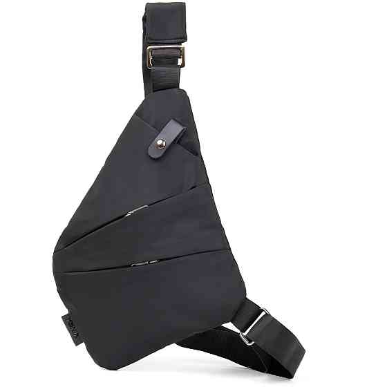 Сумка слинг нейлоновая Vintage 20557 Черная Киев