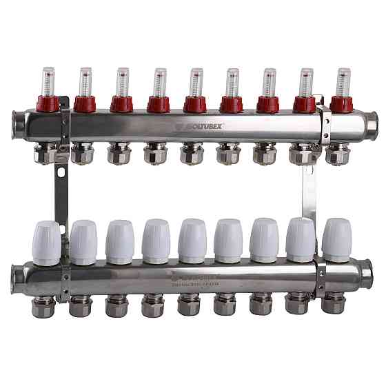 Колектор ISOLTUBEX SPAIN INOX AISI-304 нержавіюча сталь CO-9 (1″х9) (000020391) Київ