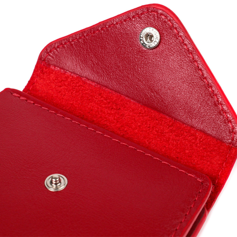 Яркий женский кошелек из глянцевой натуральной кожи GRANDE PELLE 16815 Красный Киев - изображение 7