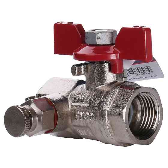 Кран шаровый полнопроходной ARCO VA30 1/2″ 152203 с краном Маевского (000019849) Киев