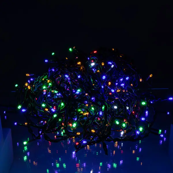 Вулична гірлянда Бахрома 25 м 405 LED чорний провід Мультиколор 25MBML Коломыя - изображение 3