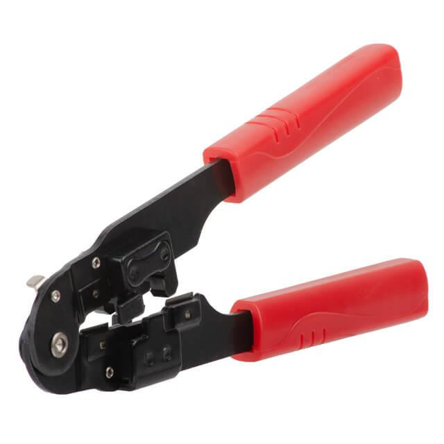 Кліщі INTERTOOL HT-7054 RJ-45 (8P8C) - кліщі для якісного обтиску мережевого кабелю Львів - фото 2