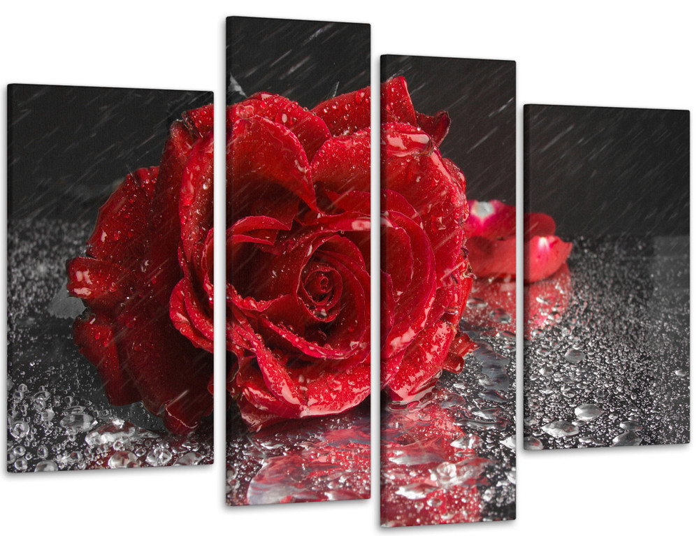 Модульная картина Роза Art-65_4 90х132 см Киев - изображение 1