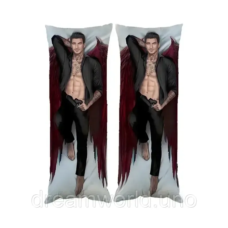 Подушка дакімакура Люцифер Клуб Романтики декоративна парова подушка для обіймання 30х60 Харків - фото 1