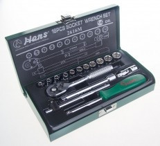 Набор инструмента 16 пр. 1/4" HANS (2616M) Винница - изображение 1