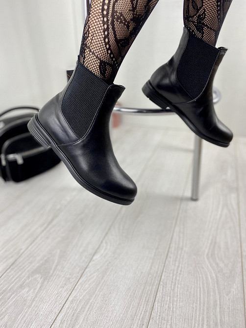 Olli Черевики жіночі OLLI K-11-9104 чорні (весна-осінь, шкіра натуральна) (3152) 36 Коломыя - изображение 1