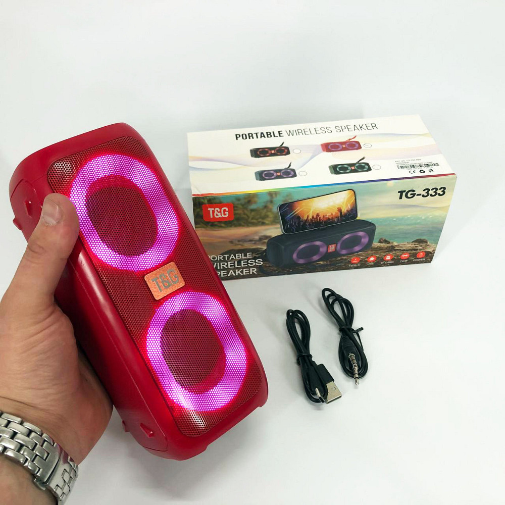 Bluetooth стерео колонка з радіо TG333, Активна акустична колонка з акумулятором акумуляторна GF-11 Львів - фото 11