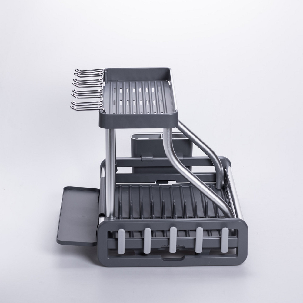 Двоярусна сушилка для посуду з піддоном HP-46-7 Київ - фото 2