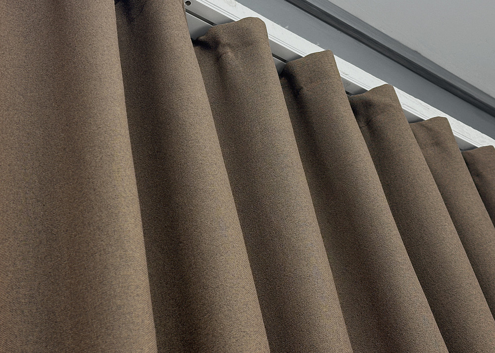 Премиум шторная ткань blackout 100%, двусторонняя, коллекция «ASHEN NIGHT» цвет коричневый 1854ш Киев - изображение 6