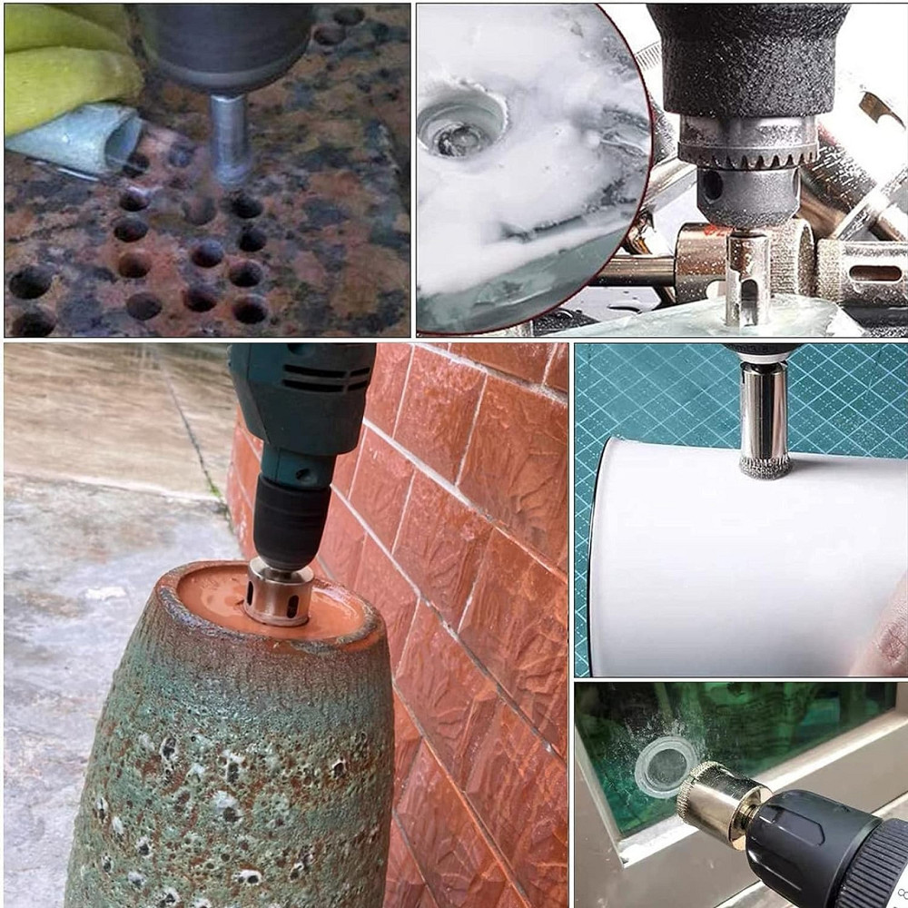 Алмазні коронки, коронки для плитки, коронки для розеток, коронки по керамограніту, коронки для плитки 45 мм (460852282) Київ - фото 7