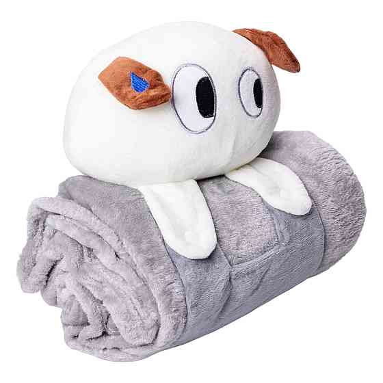 Colorful Home М'яка іграшка-плед Собачка 120×160 (см) 2 в 1 Сірий Colorful Home 5616-68G Коломыя