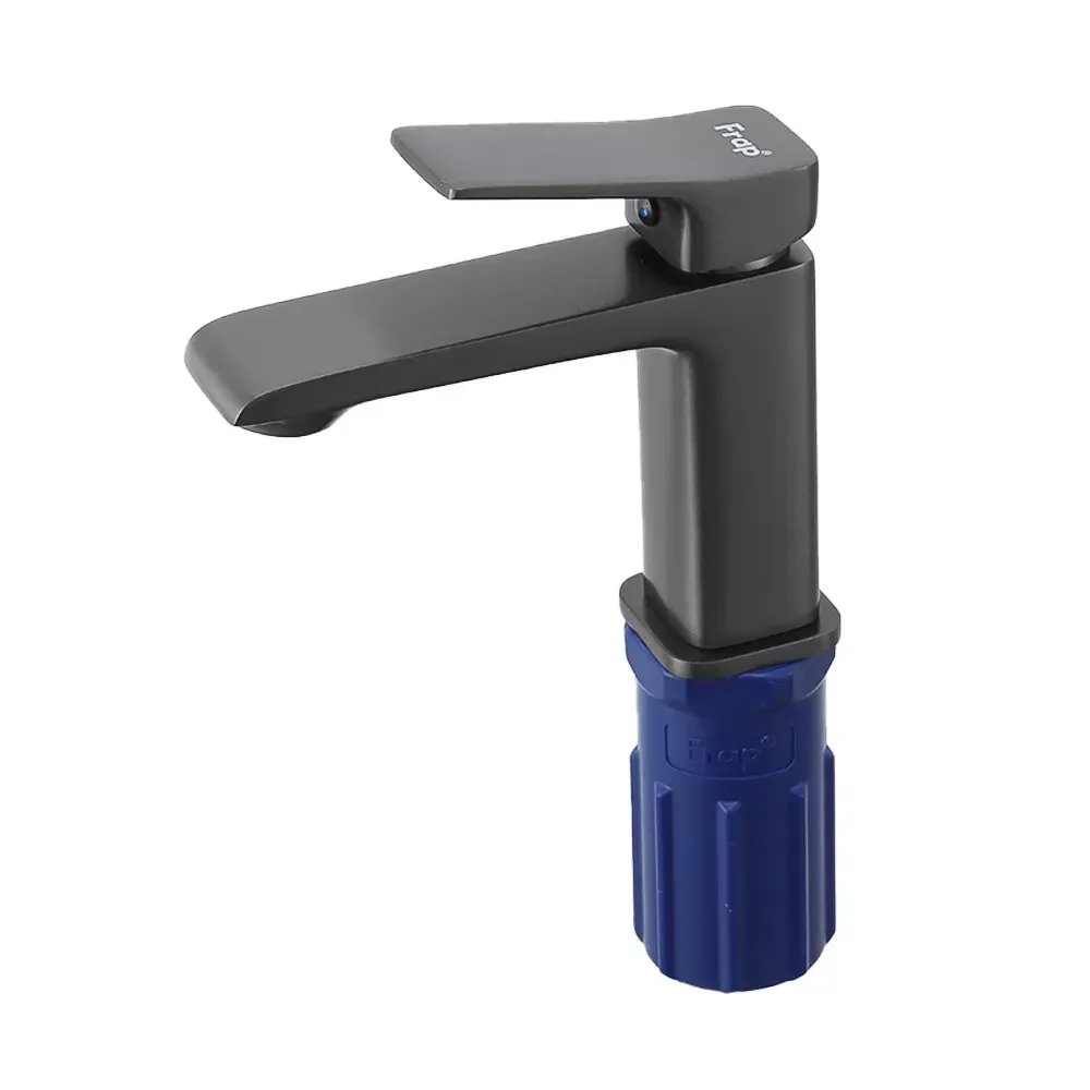 Змішувач для умивальника FRAP F1084-9 графит Київ - фото 3