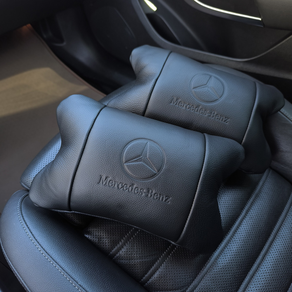 Подушка для водителя для авто Mercedes-Benz, Подушка подголовник бабочка под шею с логотипом DI-20 Львов - изображение 11