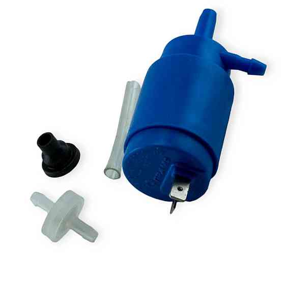 Мотор омивача 2108-2115, 2123, ГАЗ 3110, 3302, 2217, 2705, 31105 синій. бачка Мукачево