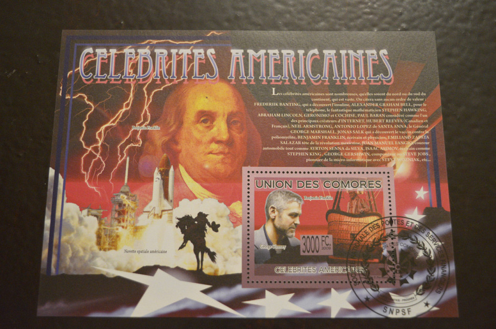 Комори. Малий аркуш. 2008 рік. Особистості Полтава - фото 1