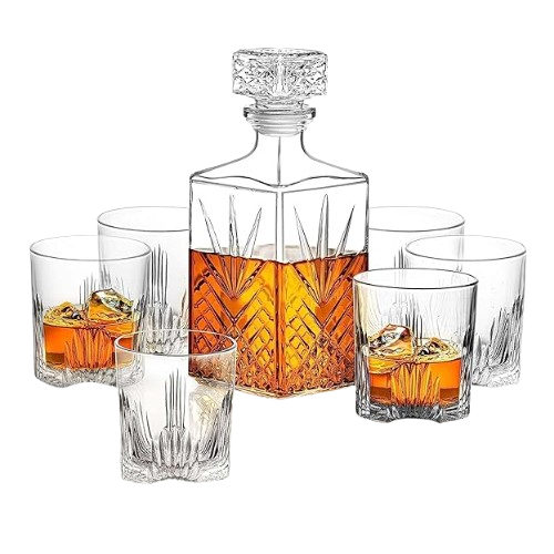 Набір для віскі Selecta 7 предметів (декантер + 6 чарок) BORMIOLI ROCCO Житомир - фото 3