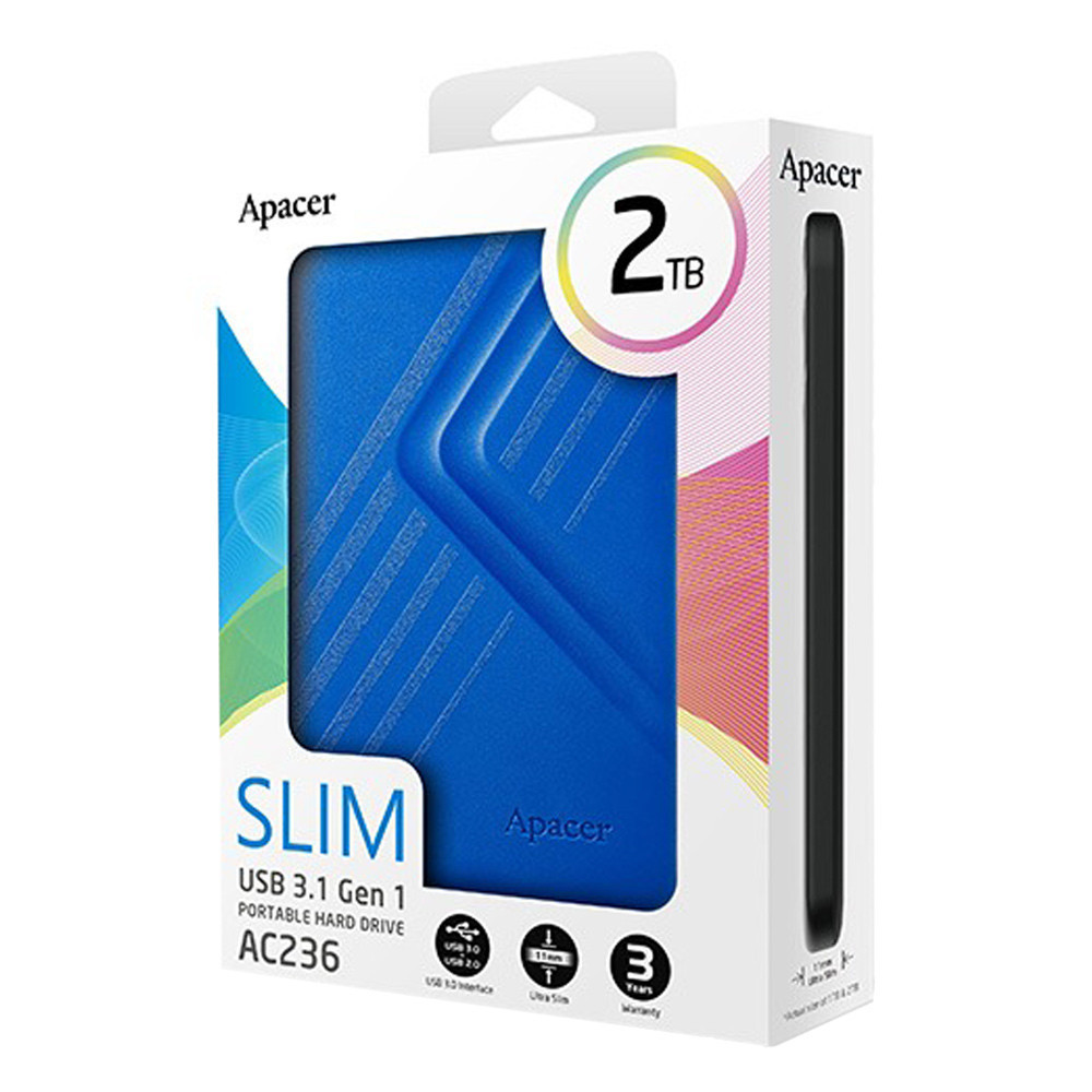 Жорсткий диск Apacer 2Tb 2.5'' USB 3.2 Синій Київ - фото 2