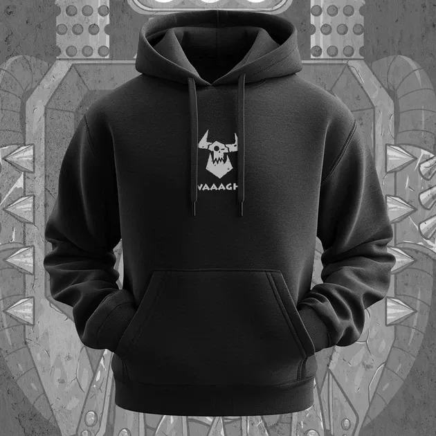 Худи мужское с принтом WarHammer 40K Waaagh! Размер 46 Anime1134 Днепр - изображение 3