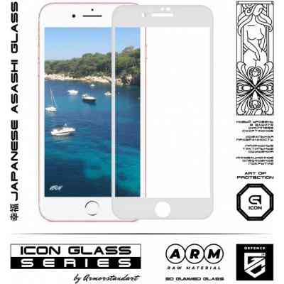 Скло захисне Armorstandart Icon 3D Apple iPhone SE New/8/7 White (ARM55981-GI3D-WT) Вінниця