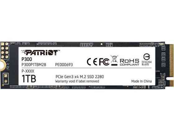 SSD накопичувач Patriot P300 1TB M.2 NVMe Київ