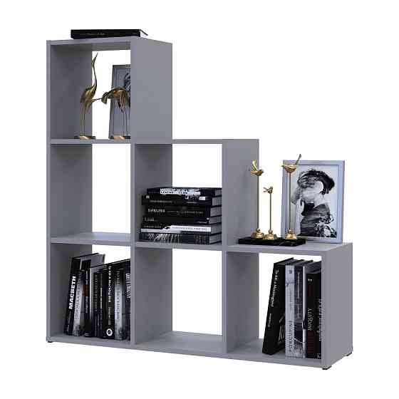 Стелаж Doros Степ 3х3 Сірий відкритий 102.6х28.8х106.1 DRS-011767 (41516178) Дніпро