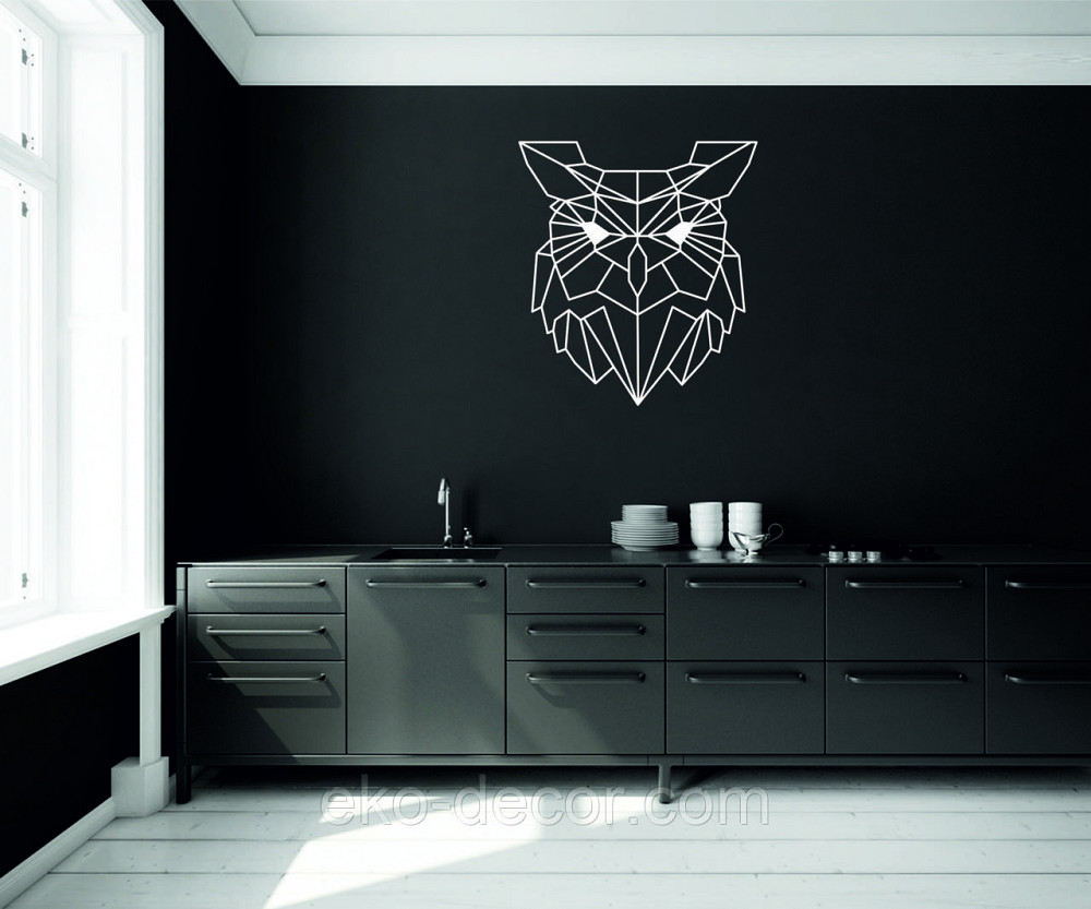 Настенный декор Панно «Сова» Декор на стену 50*45 см, Белый Киев - изображение 7