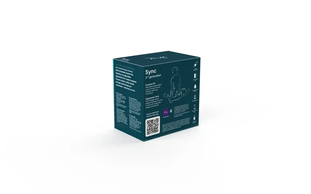 Смарт-вібратор для пар We-Vibe Sync 2 Green Velvet, 10 віброрежимів, пульт ДК Львів - фото 10