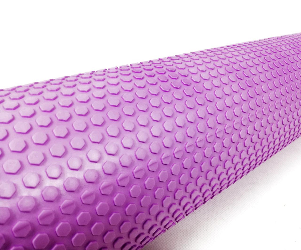 EasyFit Масажний ролик EasyFit Foam Roller 90 см Фіолетовий Коломия - фото 3