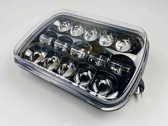 Фара LED прямокутна 95W 5х7 дюйм  (ближній + дальній) 3D лінза Мукачево