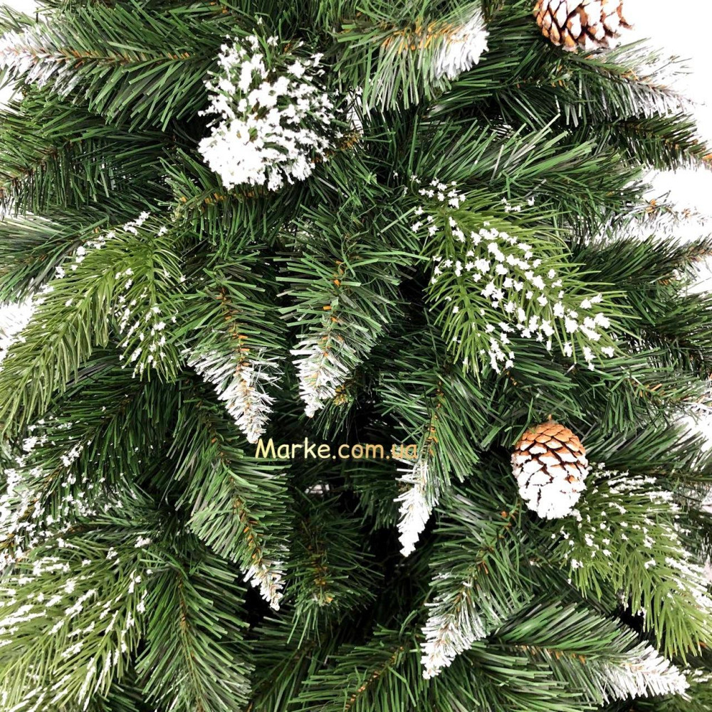 Ялинка штучна Білосніжка VIP з натуральними шишками 2,2м 220см Київ - фото 5