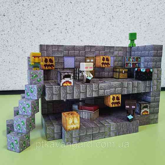 Магнітний конструктор майнкрафт 169 магнітних блоків двоповерховий будинок з фігурками Dream World LZCK 057 Хмельницький