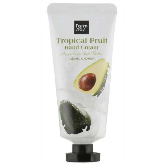 Крем для рук і нігтів FarmStay Tropical Fruit Avocado&Shea Butter, 50 мл Львів