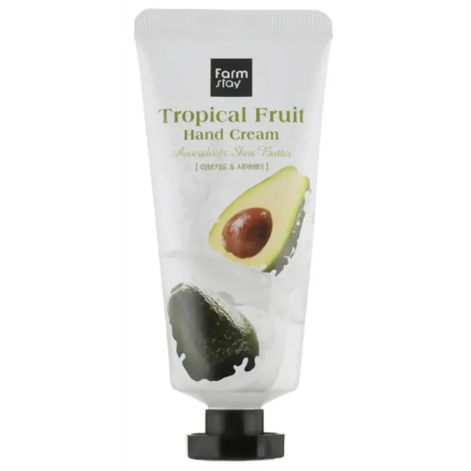 Крем для рук і нігтів FarmStay Tropical Fruit Avocado&Shea Butter, 50 мл Львів - фото 1