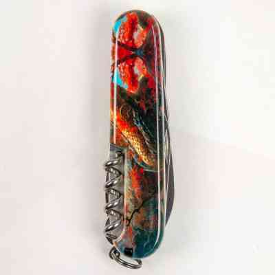 Нож Victorinox Huntsman Zodiac 91 мм Бойовий дракон (1.3713.7_Z3230p) Винница