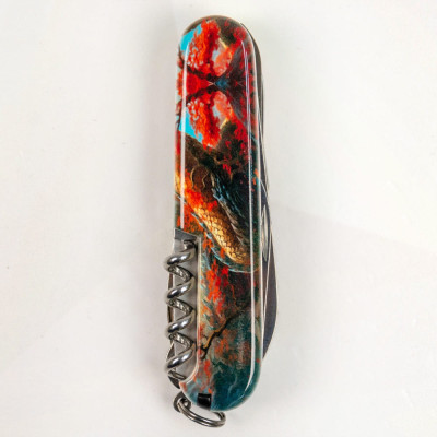 Нож Victorinox Huntsman Zodiac 91 мм Бойовий дракон (1.3713.7_Z3230p) Винница - изображение 6