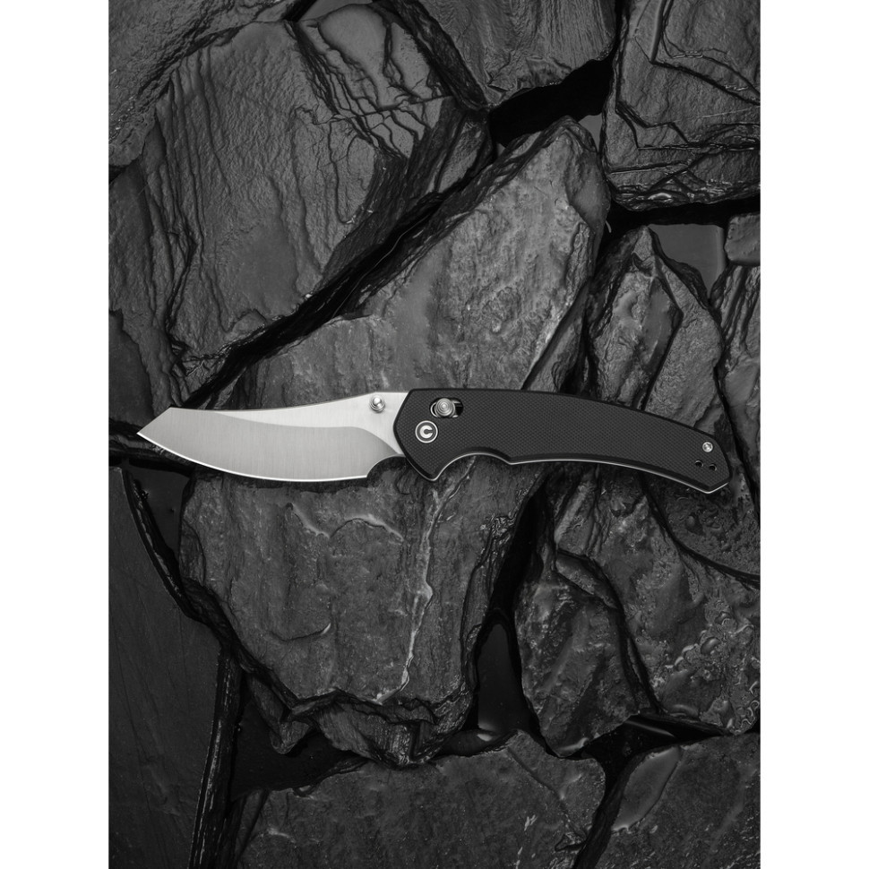 Ніж складаний туристичний Civivi Sixgill, (8.7 см) Nitro-V / G10 чорний Киев - изображение 17