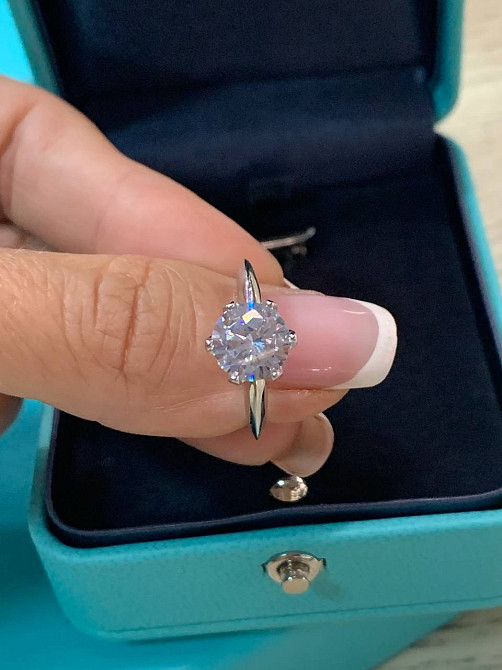 Тіффані Tiffany кільце 925 проби, циркон, кільце в брендовому пакованні, люкс Одеса - фото 9