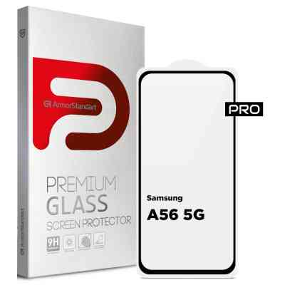 Скло захисне Armorstandart Pro Samsung A56 5G Black (ARM82612) Вінниця