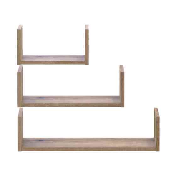 Комплект полиць Doros Філ Дуб Евок 3 шт. 30/45/60х15х15 DRS-011645 Львів