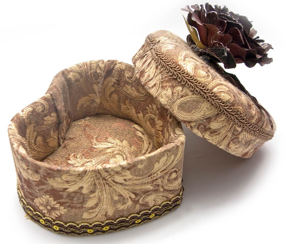 Найкраща скринька з тканини у формі серця Київ - фото 1